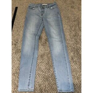 Levi's Light Blue Wash 710 Super Skinny Jeans Size 28 Soft Stretchy
